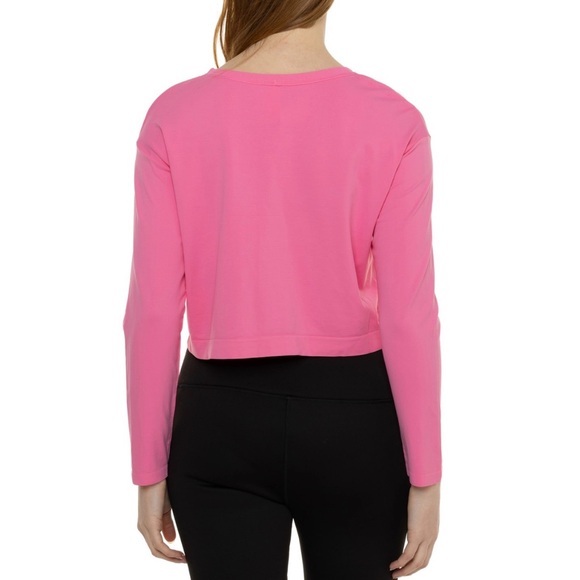 A by Avocado Seamless Crop Shirt New - Picture 2 of 4